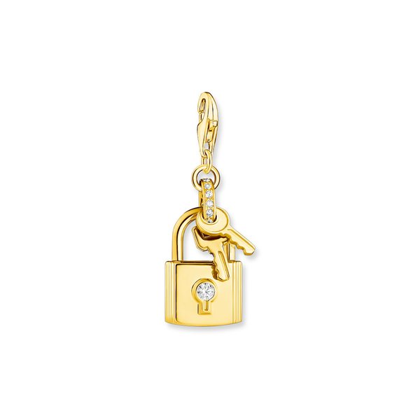 Thomas Sabo Aranyozott ezüst lakat charm kulccsal 1876-414-14