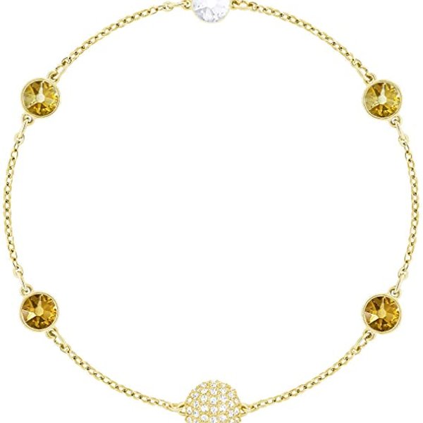 Swarovski Remix arany színű karkötő arany színű kristályokkal 5403221