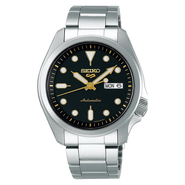 Seiko 5 Sports Style ezüst fekete automata férfi óra SRPE57K1