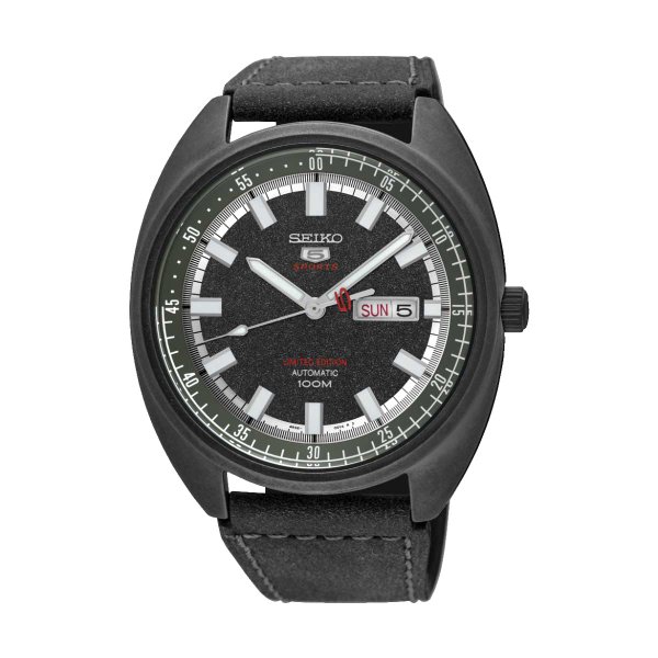 Seiko 5 Sport limitált bőrszíjas férfi óra SRPB73K1