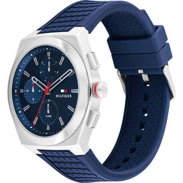 Tommy Hilfiger Connor kék szilikon szíjas férfi óra 1791899