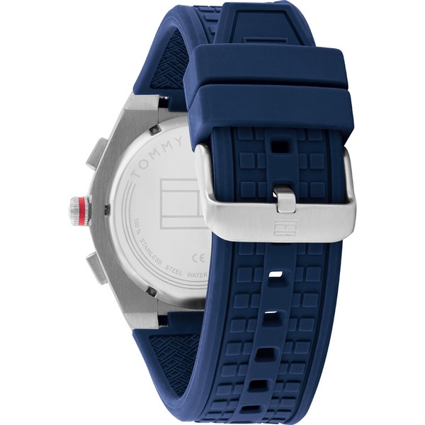 Tommy Hilfiger Connor kék szilikon szíjas férfi óra 1791899