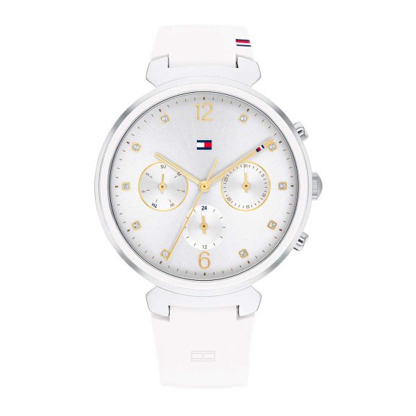 Tommy Hilfiger Ivy fehér szilikon szíjas női óra 1782342