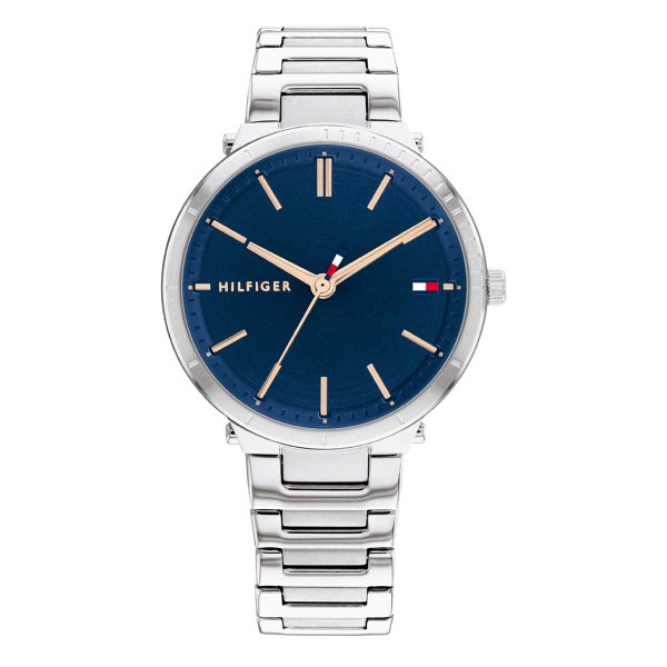 Tommy Hilfiger Zoey ezüst szíjas kék számlapos női óra 1782405