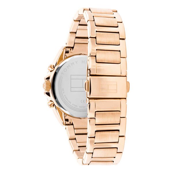 Tommy Hilfiger Kannedy rozé óra zöld számlappal 1782386