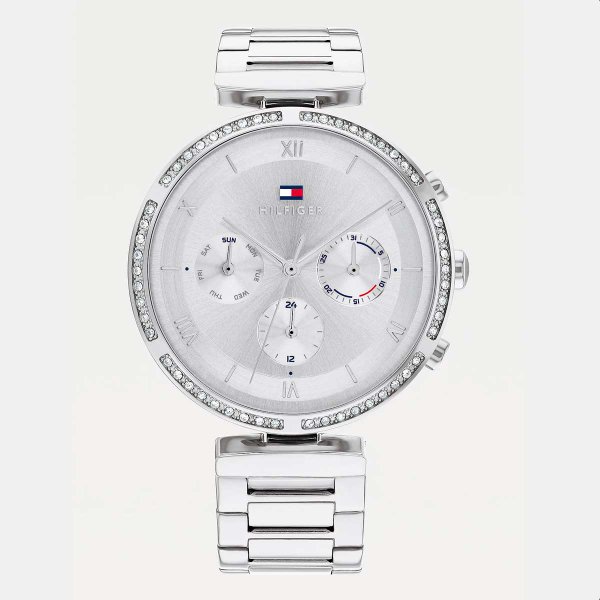 Tommy Hilfiger Luna ezüst színű női óra 1782393