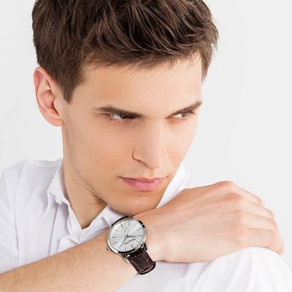 Thomas Sabo Barna bőr szí­jas férfi óra WA0151-244-201