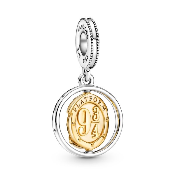 Pandora ékszer Harry Potter vasútállomás kéttónusú charm 760035C00