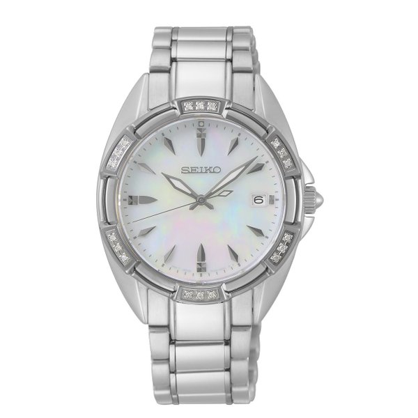 Seiko Fémszíjas gyöngyház női kvarc óra SKK883P1