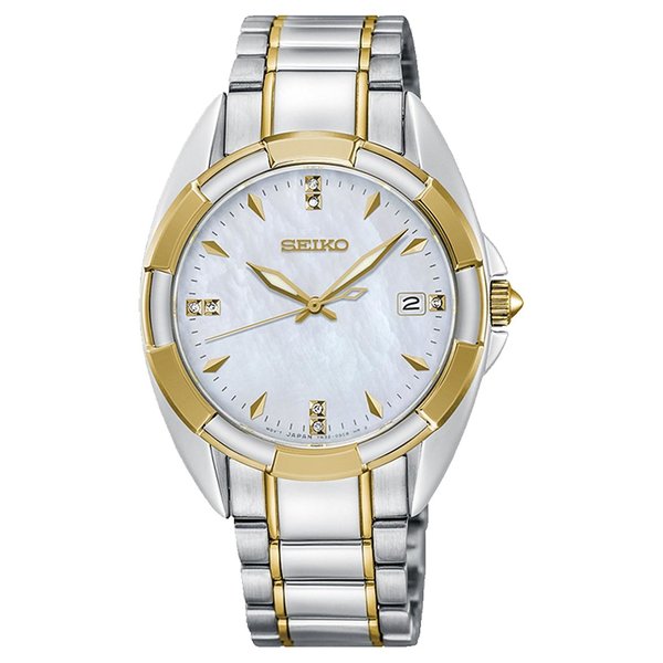 Seiko Elegáns fémcsatos dress diamond női kvarc óra SKK886P1