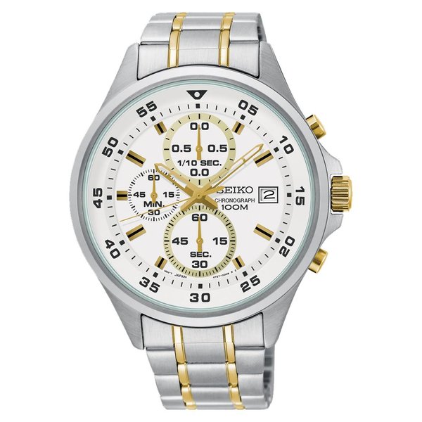Seiko Chronograph férfi kvarc óra stopper funkcióval SKS629P1