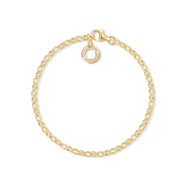 Thomas Sabo Aranyozott ezüst charm karkötő 