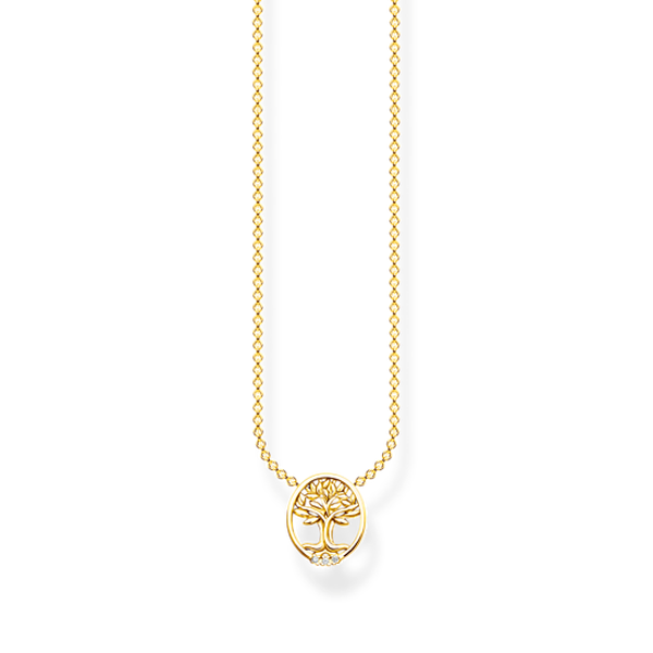 Thomas Sabo Aranyozott ezüst nyaklánc családfa medállal KE2126-414-14-L45V