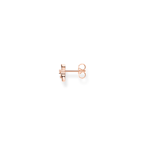 Thomas Sabo Bájos levelek fél pár rozé fülbevaló H2222-416-14