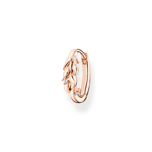 Thomas Sabo Bájos levelek fél pár rozé karika fülbevaló CR681-416-14