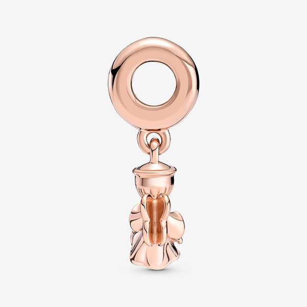 Pandora ékszer Szív szárnyú angyal rozé függő charm 789650C01