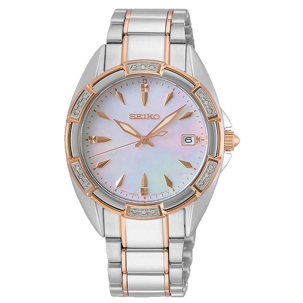 Seiko Dress gyémántos nõi óra gyöngyház számlappal SKK878P1