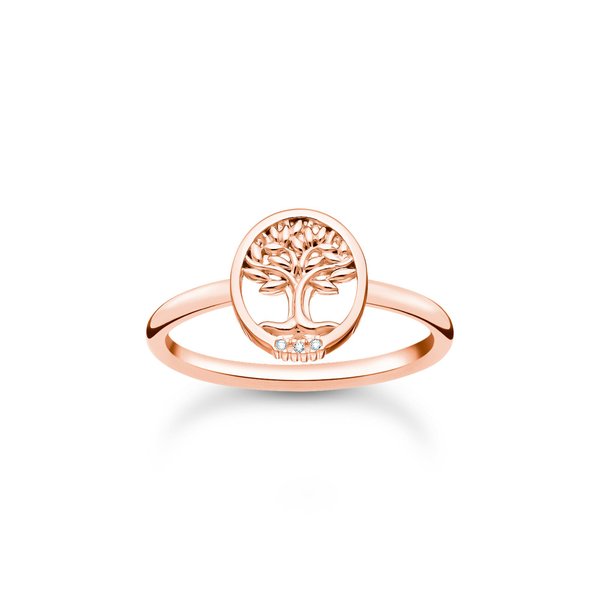 Thomas Sabo Családfa rozé gyűrű 