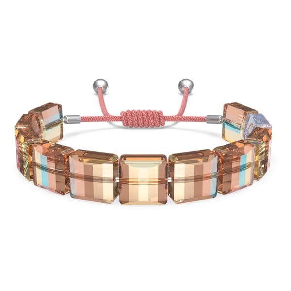 Swarovski Letra narancs kristály karkötő végtelen jellel 5615002