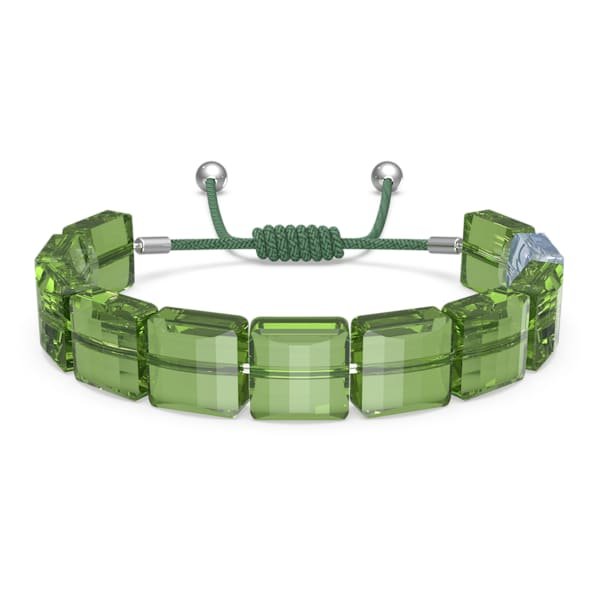 Swarovski Letra zöld kristály karkötő lóherével 5614970