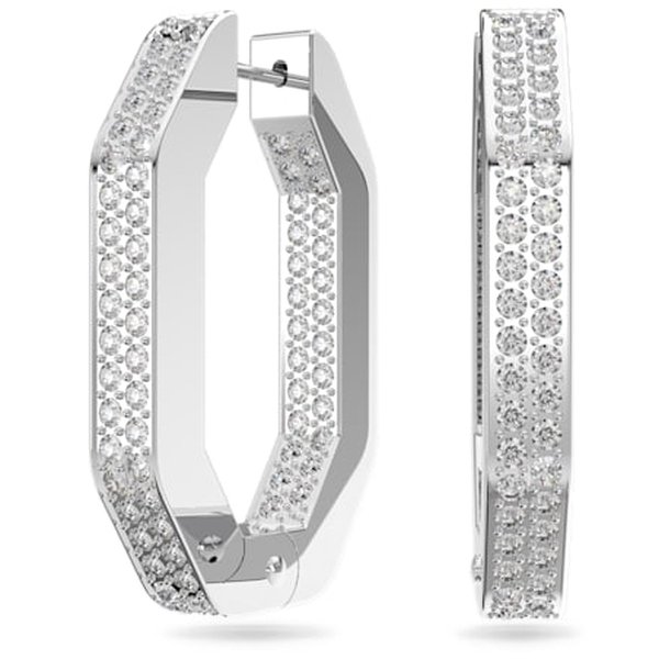 Swarovski Dextera nagy nyolcszögletes ezüst színű fülbevaló 5618308