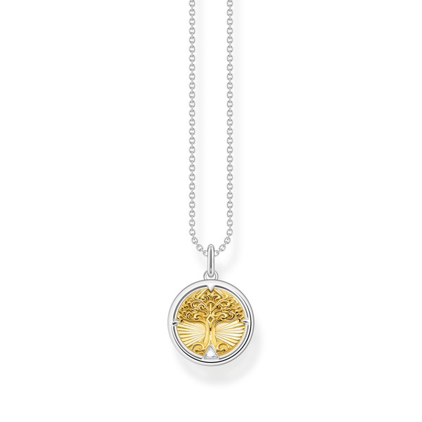 Thomas Sabo Kéttónusú családfa nyaklánc KE2137-849-7-L45v