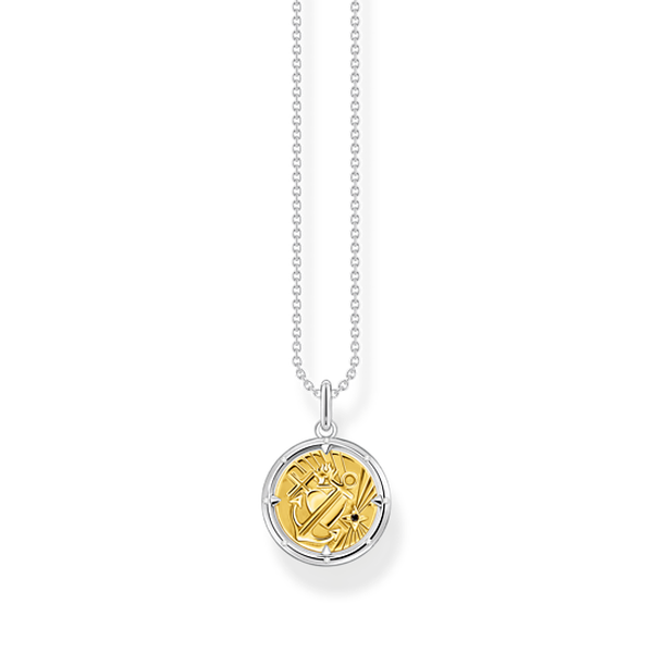 Thomas Sabo Kéttónusú hit remény szeretet nyaklánc KE2136-849-7-L45v