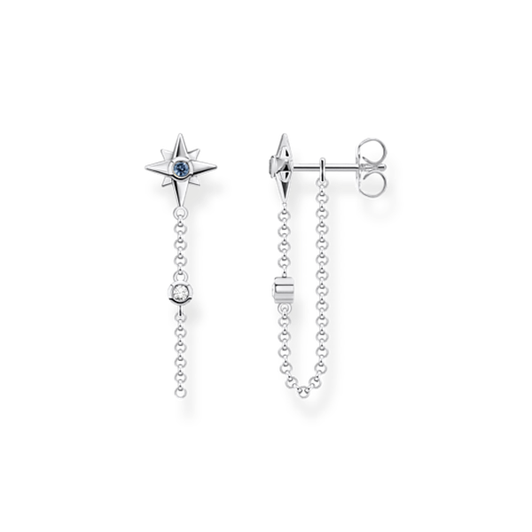 Thomas Sabo Ezüst csillag fülbevaló lánc dísszel H2208-347-7