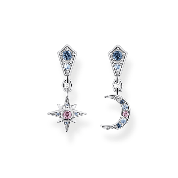 Thomas Sabo Félhold és csillag ezüst fülbevaló H2207-945-7