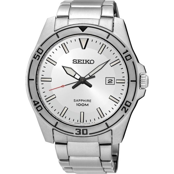 Seiko Fémszíjas férfi óra foszforeszkáló mutatókkal SGEH59P1
