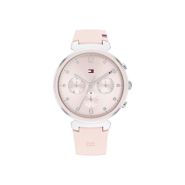 Tommy Hilfiger Ivy rózsaszín szilikon szíjas női óra 1782343