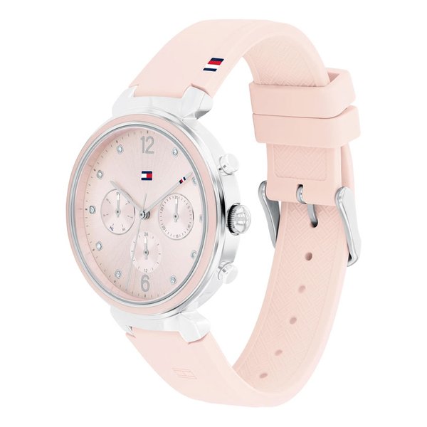 Tommy Hilfiger Ivy rózsaszín szilikon szíjas női óra 1782343