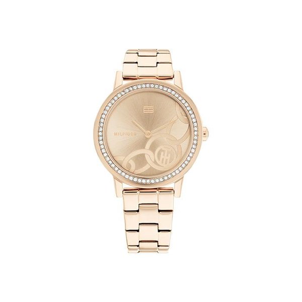 Tommy Hilfiger Maya rozé színű női óra kristályokkal 1782436