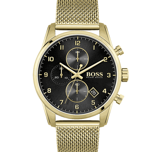 Boss Skymaster arany színű férfi óra 1513838
