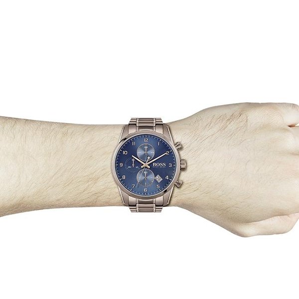 Boss Skymaster fémszíjas rozé férfi óra 1513788