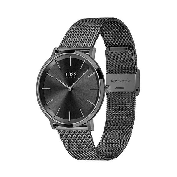 Boss Skyliner fekete acél férfi óra 1513826