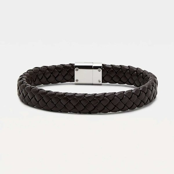 Tommy Hilfiger Barna fonott bőr férfi karkötő mágneskapoccsal 2790330