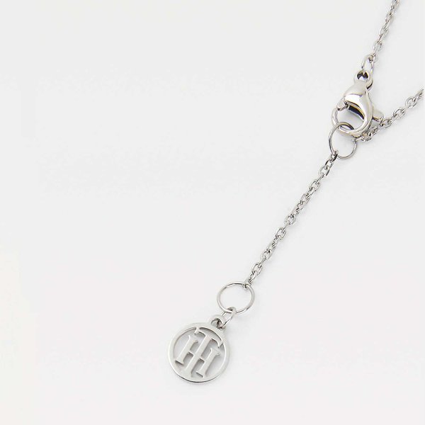 Tommy Hilfiger Ezüst színű nyaklánc cirkónia díszes medállal 2780568