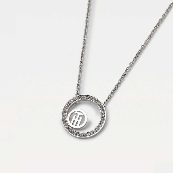 Tommy Hilfiger Ezüst  színű nyaklánc Hilfiger logóval 2780520