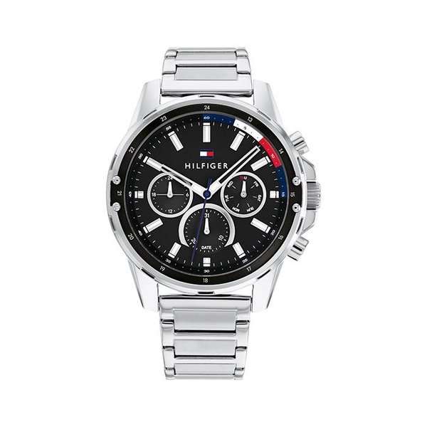 Tommy Hilfiger Mason ezüst színű férfi óra 1791936