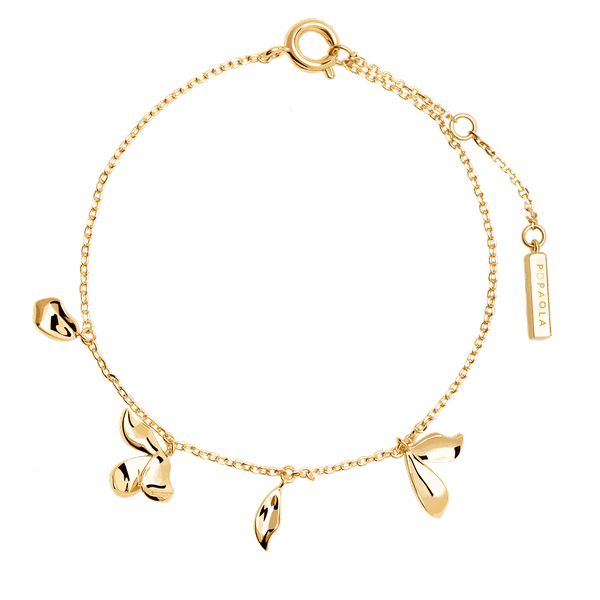 PD Paola Blossom pu jasmine aranyozott ezüst karkötő PU01-092-U