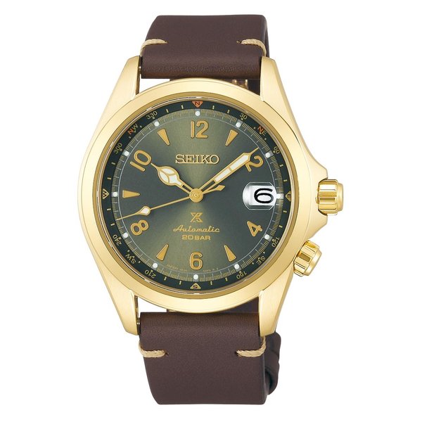 Seiko Prospex Alpinist arany színű férfi óra SPB210J1