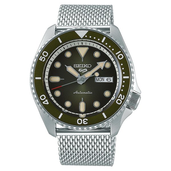 Seiko 5 Sports zöld számlapos automata férfi karóra SRPD75K1