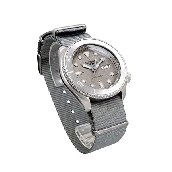 Seiko 5 Sports cementszürke nato szíjas férfi karóra SRPG61K1