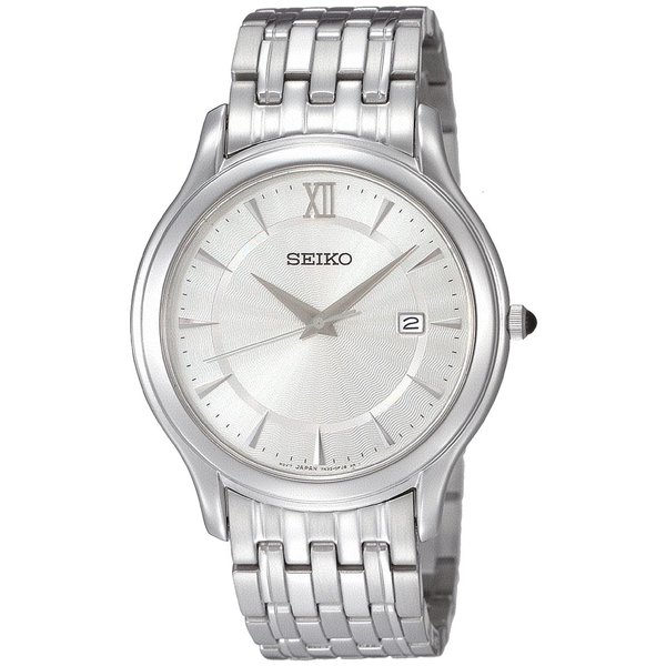 Seiko Dátumkijelzős ezüst színű fémszíjas férfi óra SKK669P1