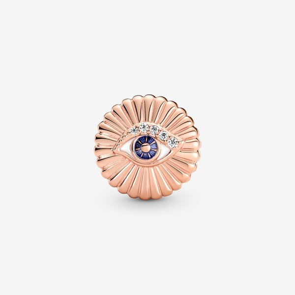 Pandora ékszer Szikrázó mindent látó szem rozé charm 780097C01