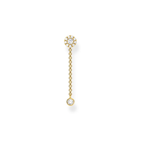 Thomas Sabo Fél pár aranyozott ezüst fülbevaló függő dísszel H2237-414-14