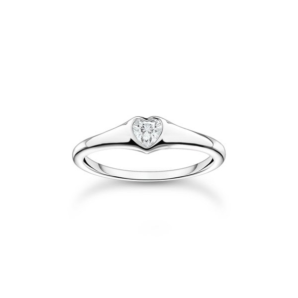 Thomas Sabo Ezüst gyűrű cirkónia szívvel 