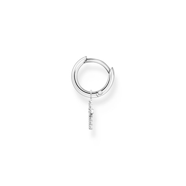 Thomas Sabo Fél pár ezüst karika fülbevaló kereszttel CR709-051-14