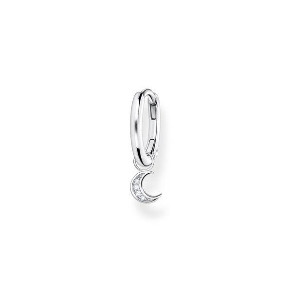 Thomas Sabo Fél pár ezüst karika fülbevaló holddal CR708-051-14